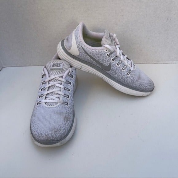 Nike Free Distance leopard Running Shoes white 10 - Picture 2 of 10